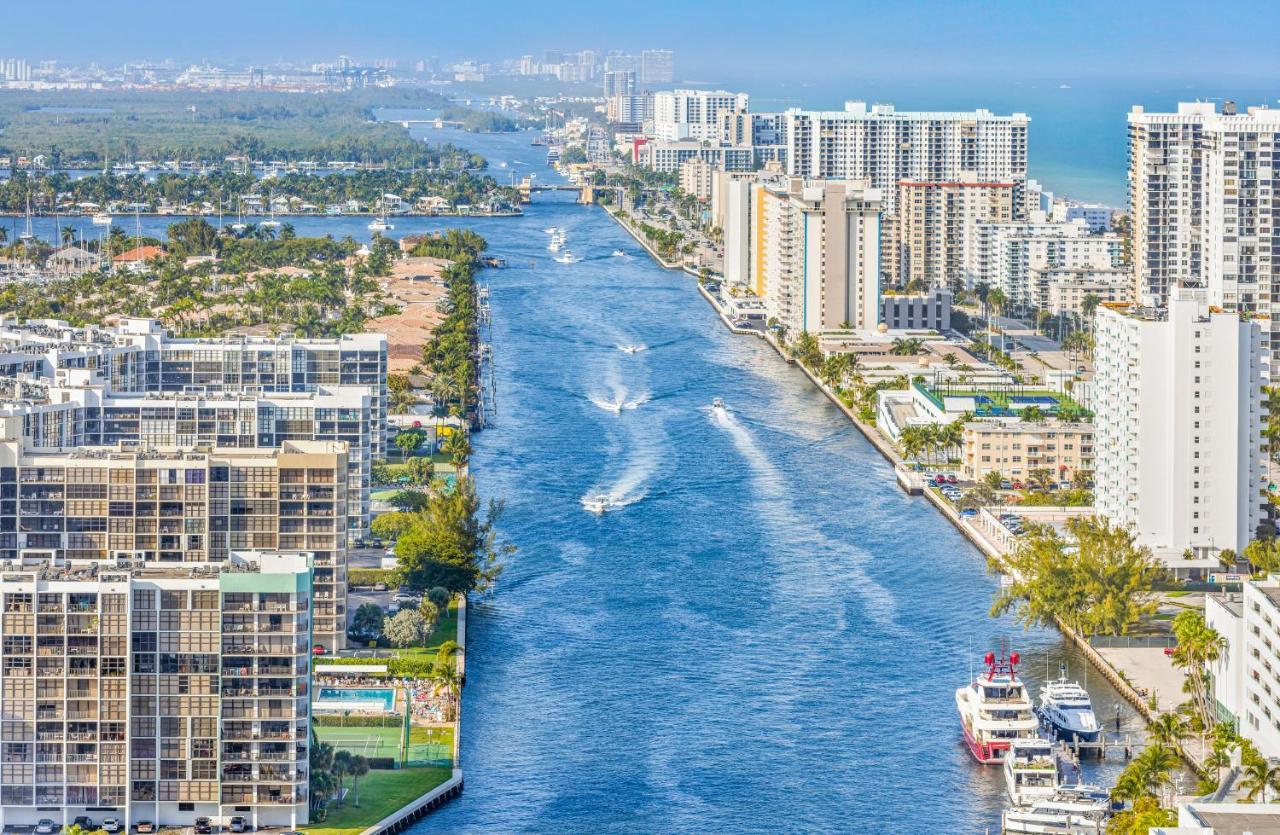 הוליווד Hyde Beach House - Luxury 2-Bedroom - Gorgeous View - Resort Amenities - Rooftop Pool - Hot Tub - Tennis Court - Minutes To The Ocean מראה חיצוני תמונה